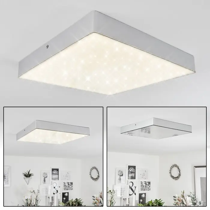 Alleen Vandaag Mentque Plafondlamp LED Zilver, 1-licht