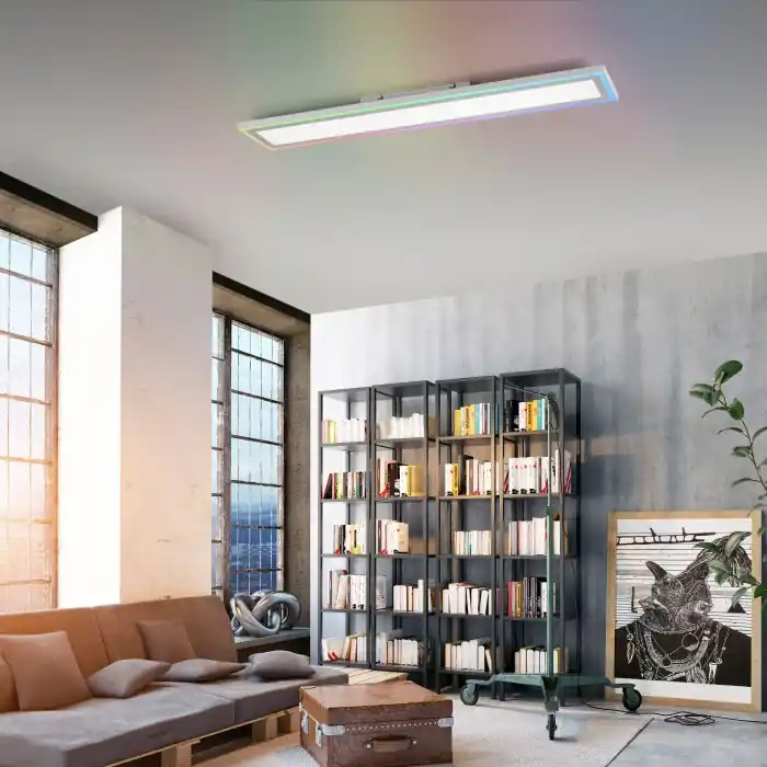 Laatste Kans Leuchten-Direkt EDGING Plafondlamp LED Wit, 1-licht, Afstandsbediening
