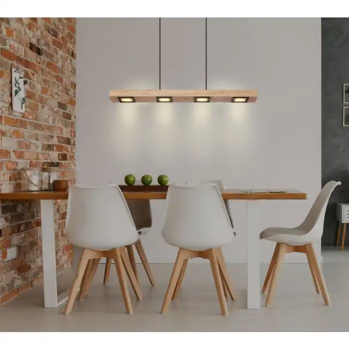 Koop Online Globo JOYA Hanglamp LED Zwart, 6-lichts