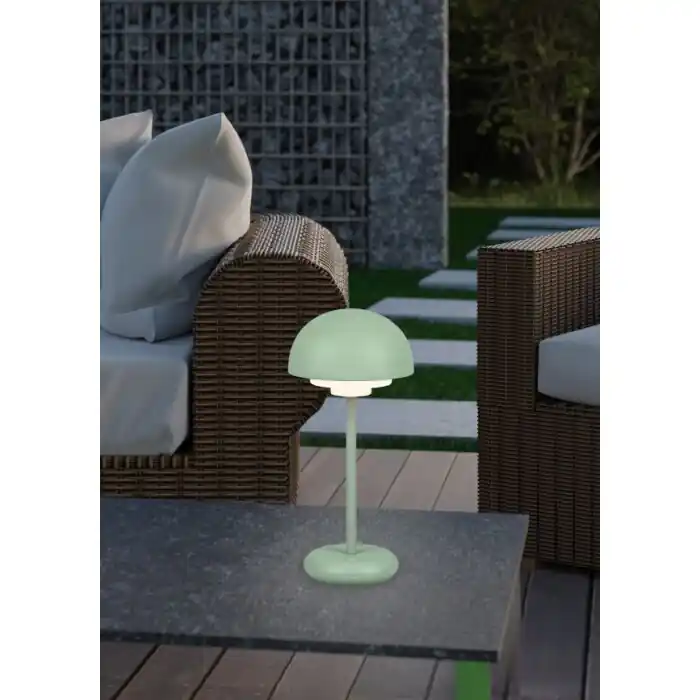 Reality Elliot Tafellamp voor buiten LED Groen, 1-licht Dagaanbieding