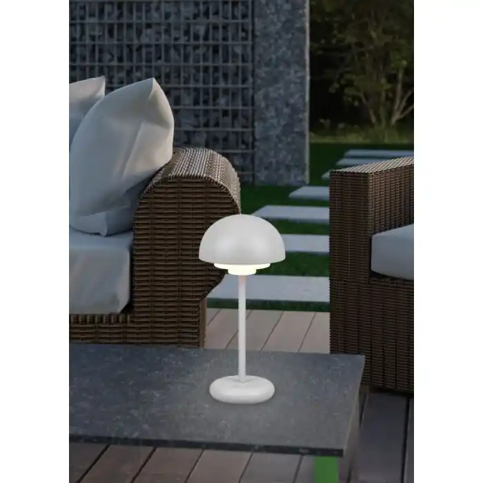 Koopje Reality Elliot Tafellamp voor buiten LED Grijs, 1-licht