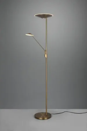 Weekendaanbieding Trio Brantford Uplighter LED Oud messing, 1-licht