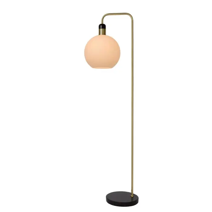 Voordeelprijs Lucide JULIUS Staande lamp Nikkel mat, Zwart, 1-licht