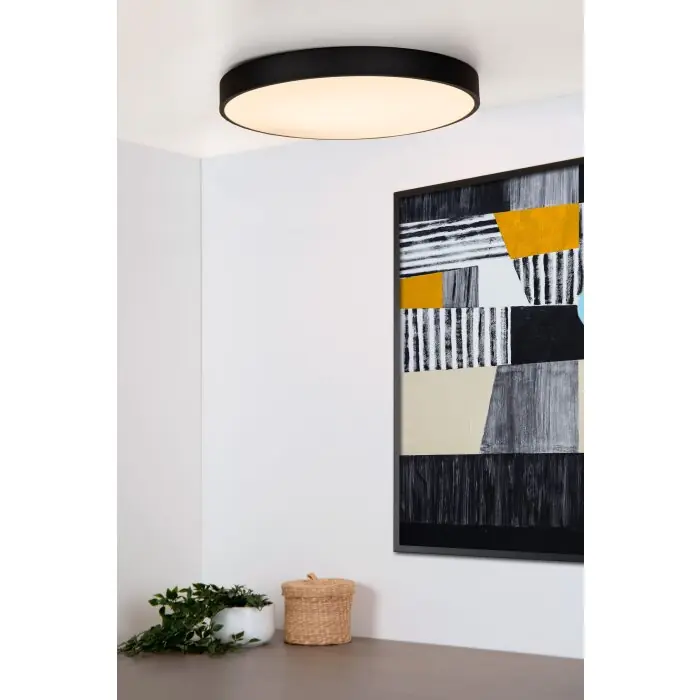 Shop Nu Lucide UNAR Plafondpaneel LED Zwart, 1-licht