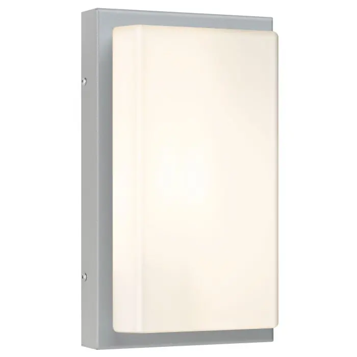 LCD Arber Buiten muurverlichting LED Grijs, 1-licht, Bewegingsmelder Koop Online