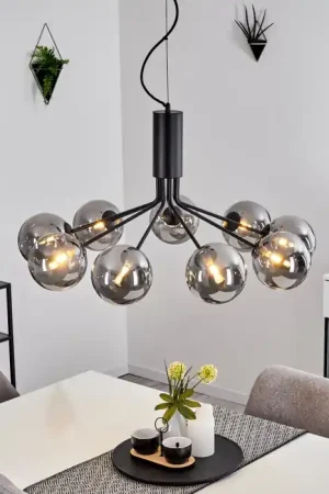 Aanbieding Remaisnil Hanger Zwart, 9-lichts