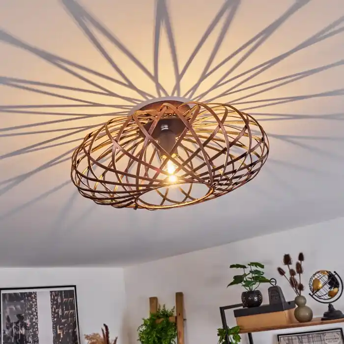 Oravi Plafondlamp Koperkleurig, 1-licht Rechtstreeks Van De Fabrikant