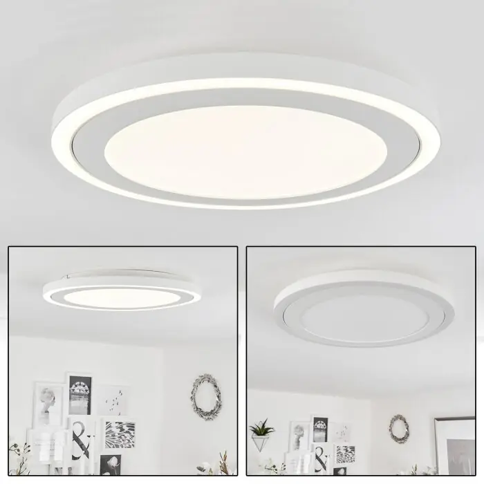 Audrieu Plafondlamp LED Wit, 2-lichts Laatste Kans