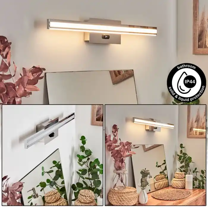 Aspers Spiegellamp LED Chroom, 1-licht Alleen Vandaag