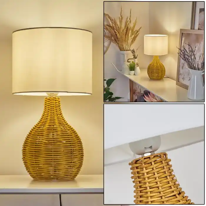 Weekendaanbieding Chaniers Tafellamp Natuurlijke kleuren, 1-licht