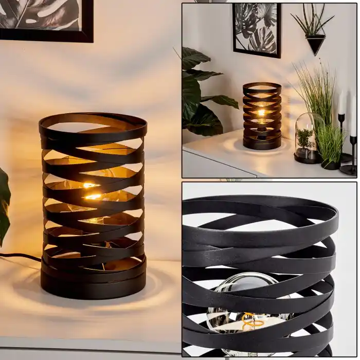 Exclusieve Aanbieding Bust Tafellamp Zwart, 1-licht