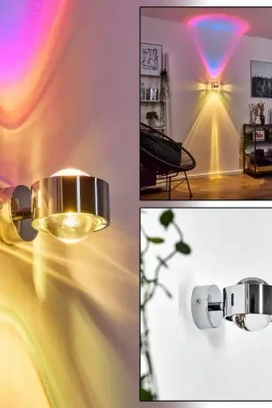 Weekendaanbieding Sapri Muurlamp Chroom, 1-licht
