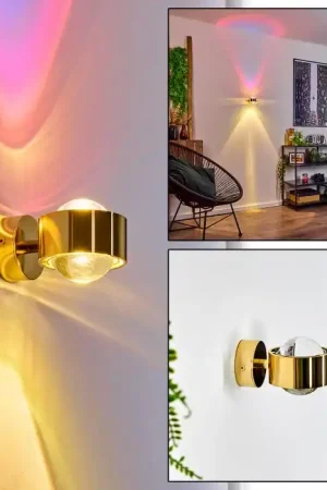 Weekendaanbieding Sapri Muurlamp Goud, 1-licht