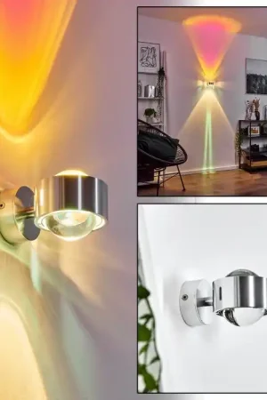 Weekendaanbieding Sapri Muurlamp Zilver, 1-licht