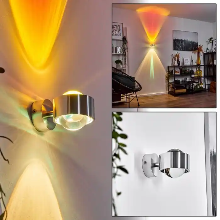 Fabrieksprijs Sapri Muurlamp Zilver, 1-licht