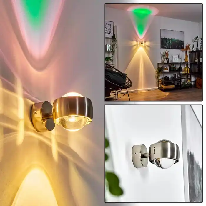 Fabrieksprijs Sapri Muurlamp Nikkel mat, 1-licht