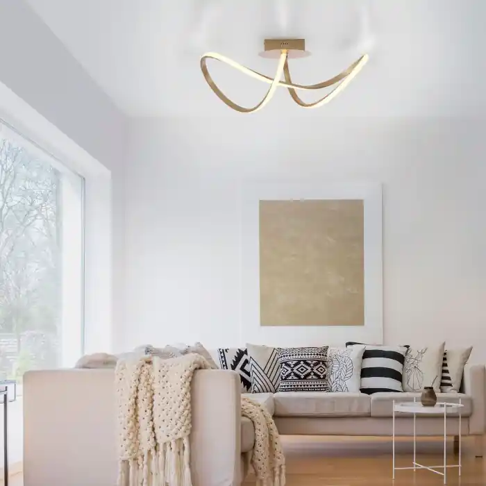 Hoge Kwaliteit Leuchten-Direkt MARIA Plafondlamp LED Messing, 1-licht