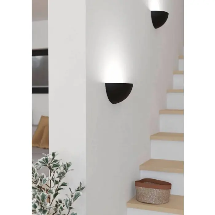 Premium Eglo TANURA Muurlamp Zwart, 1-licht