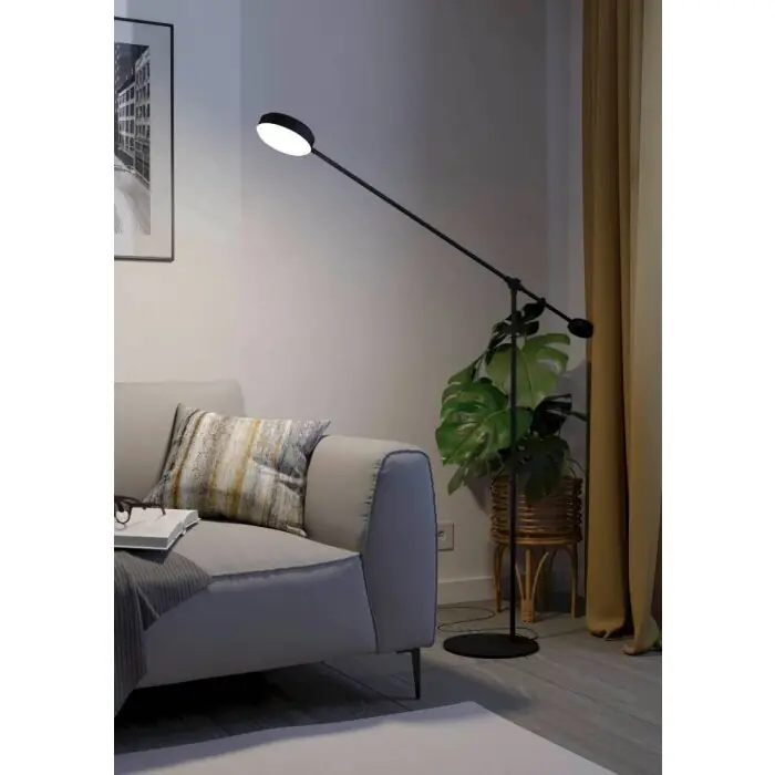 Eglo CLAVELLINA Staande lamp LED Zwart, 1-licht Laatste Kans