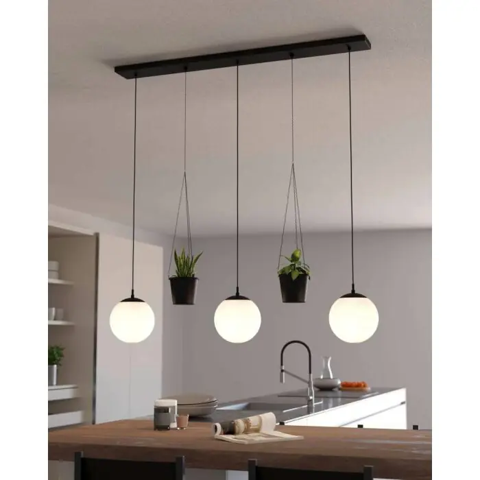 Eglo RONDO Hanger Zwart, 3-lichts Voordeelprijs