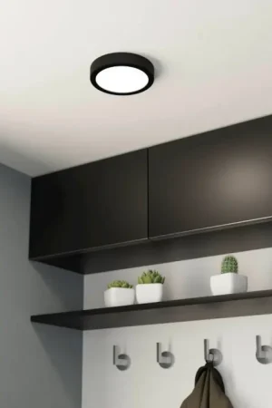 Beperkt Aanbod Eglo FUEVA Plafondlamp LED Zwart, 1-licht