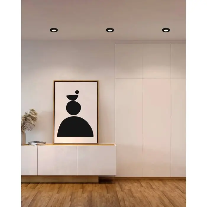 Exclusieve Aanbieding Eglo PINEDA Inbouw verlichting LED Zwart, 1-licht
