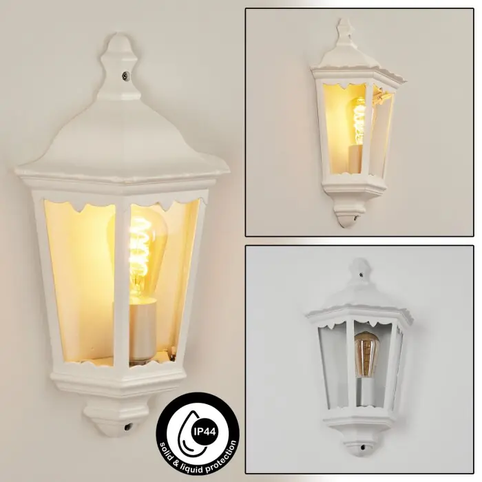 Hongkong Buiten muurverlichting Wit, 1-licht Must-Have