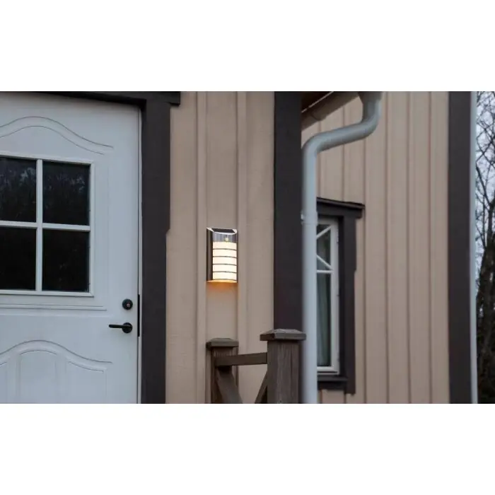 Eglo Z_SOLAR Buiten muurverlichting LED Zilver, 1-licht, Bewegingsmelder Veilige Betaling