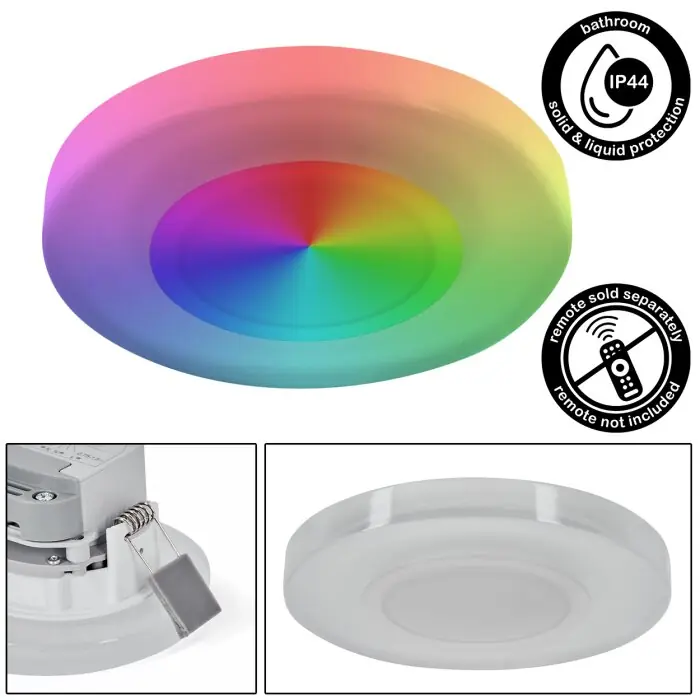 Beste Prijs iDual Argon Inbouw verlichting LED Wit, 1-licht, Kleurwisselaar