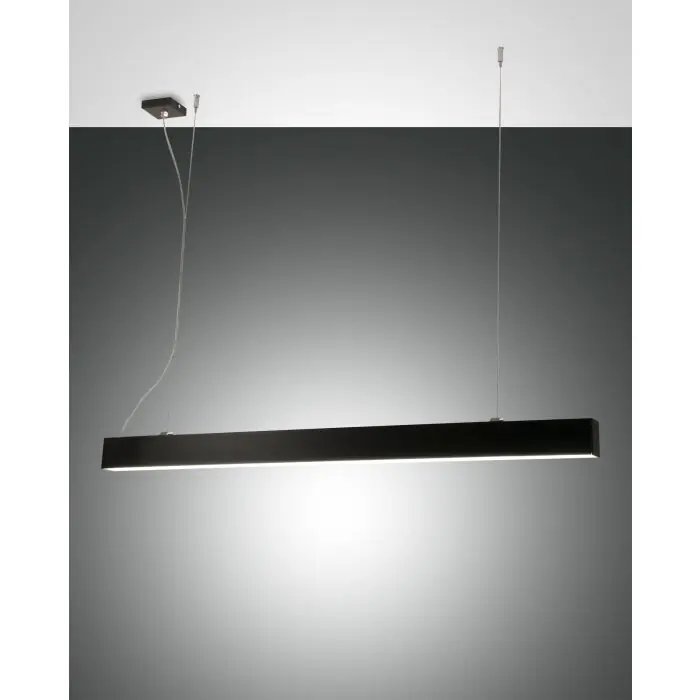 Fabas Luce Next Hanglamp LED Zwart, 2-lichts Weekendaanbieding