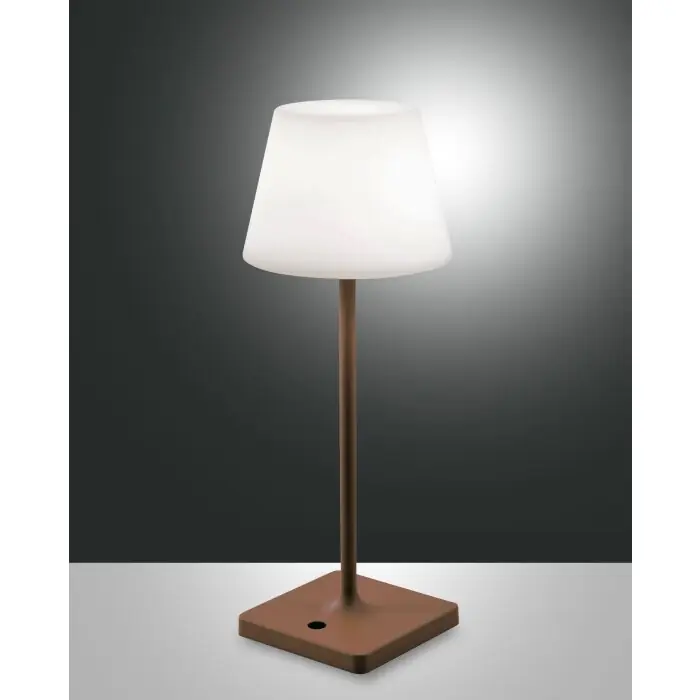 Fabas Luce Adam Tafellamp voor buiten LED Roest, 1-licht Beperkt Aanbod