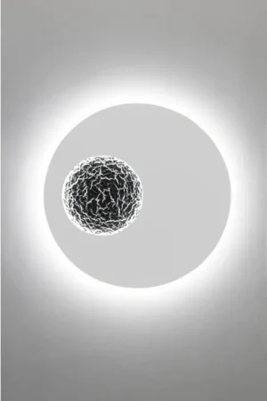 Aanbieding Holländer LUNA Muurlamp LED Zilver, Wit, 2-lichts