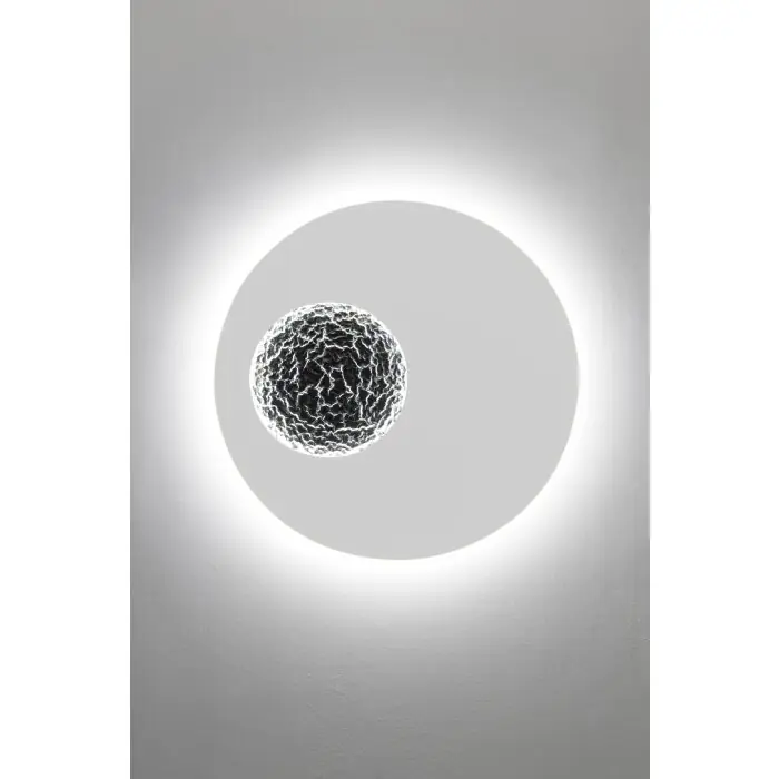 Aanbieding Holländer LUNA Muurlamp LED Zilver, Wit, 2-lichts