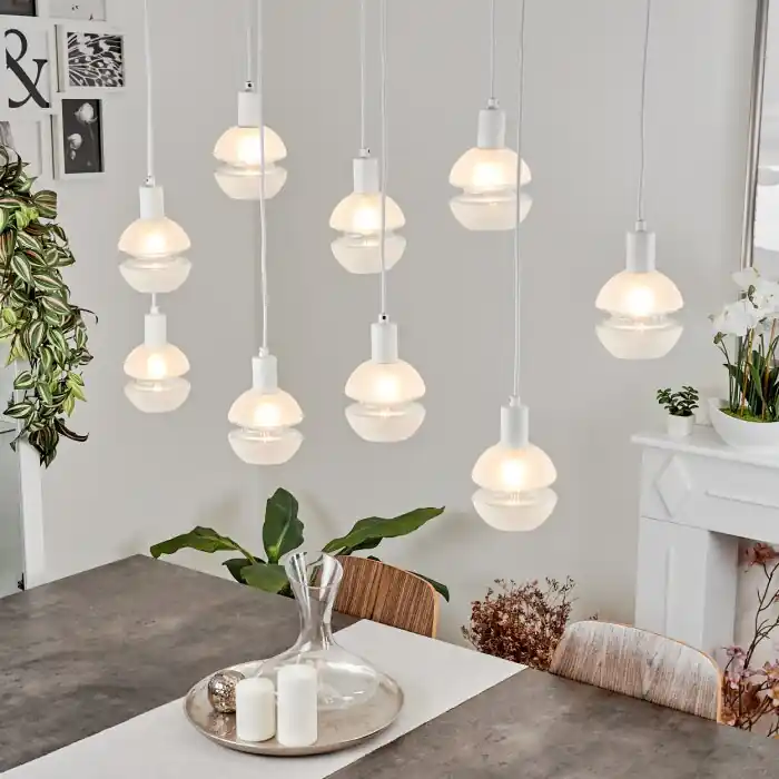 Laatste Versie Ventosa Hanger Wit, 9-lichts