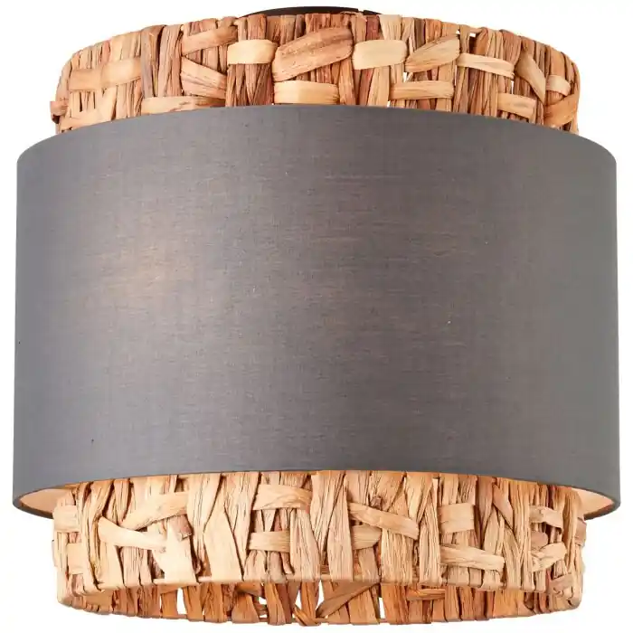 Brilliant Waterlilly Plafondlamp Zwart, 2-lichts Meest Verkocht