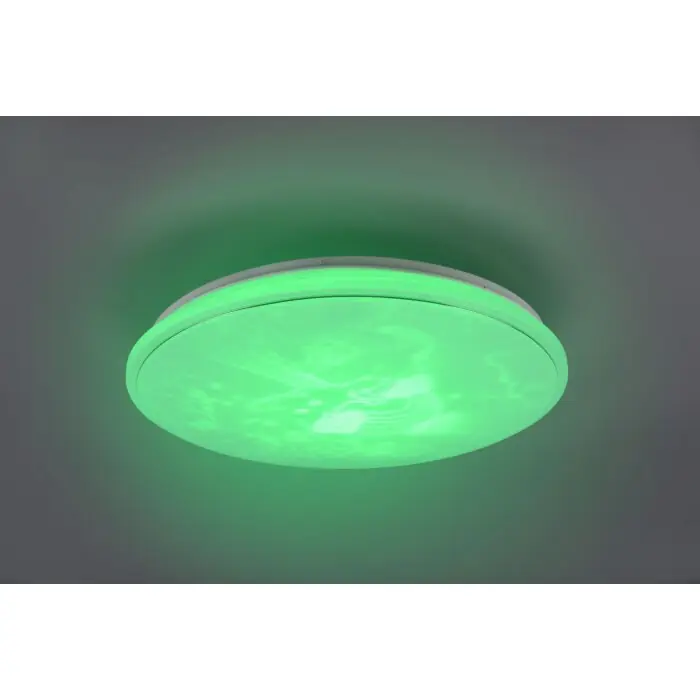 Reality TILION Plafondlamp LED Wit, 2-lichts, Afstandsbediening, Kleurwisselaar Op = Op