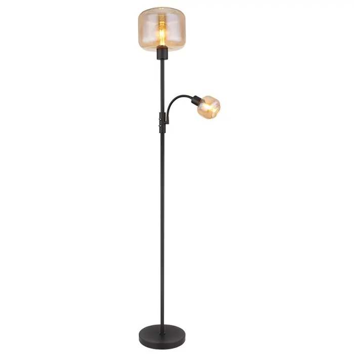 Voordeelprijs Globo GIUSEPPE Staande lamp Zwart, 1-licht