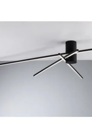 Aanbieding Luce Design Shanghai Plafondlamp LED Zwart, 3-lichts