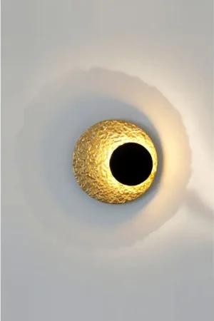Beste Prijs Holländer METEOR Muurlamp LED Goud, Zwart, 1-licht