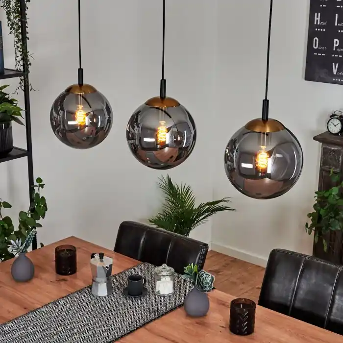 Recoutas Hanger Zwart, 3-lichts Merkproduct