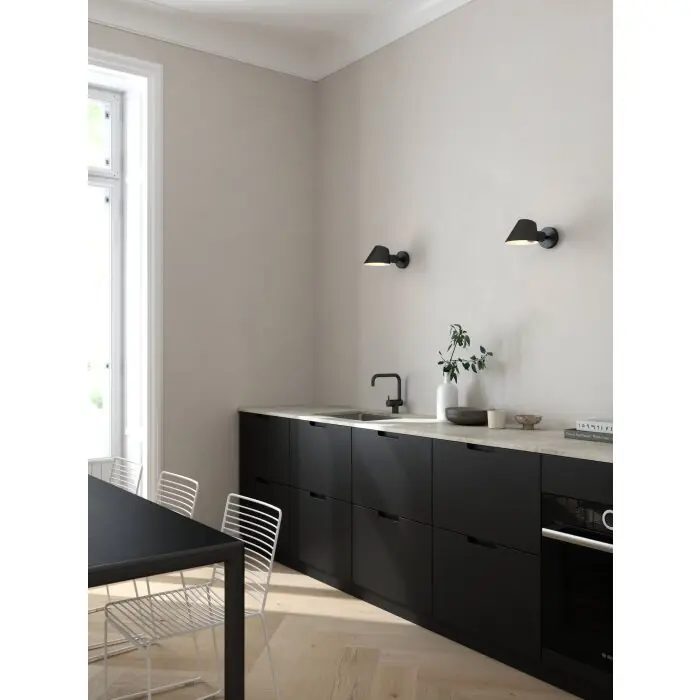 Finale Uitverkoop Design For The People by Nordlux STAY Muurlamp Zwart, 1-licht