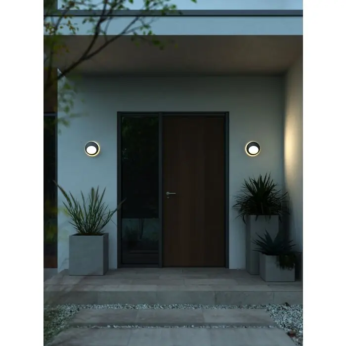 Exclusieve Aanbieding Nordlux OLIVER Buiten muurverlichting LED Zwart, 1-licht