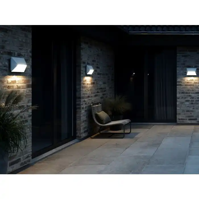 Dagaanbieding Nordlux PONTIO Buiten muurverlichting Wit, 1-licht