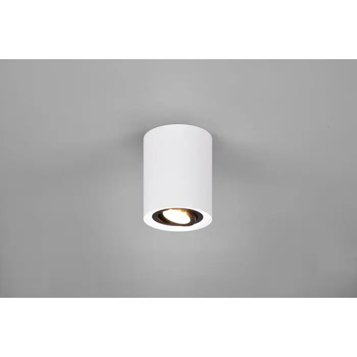 Trio Cookie Plafondlamp Zwart, Wit, 1-licht Koop Online