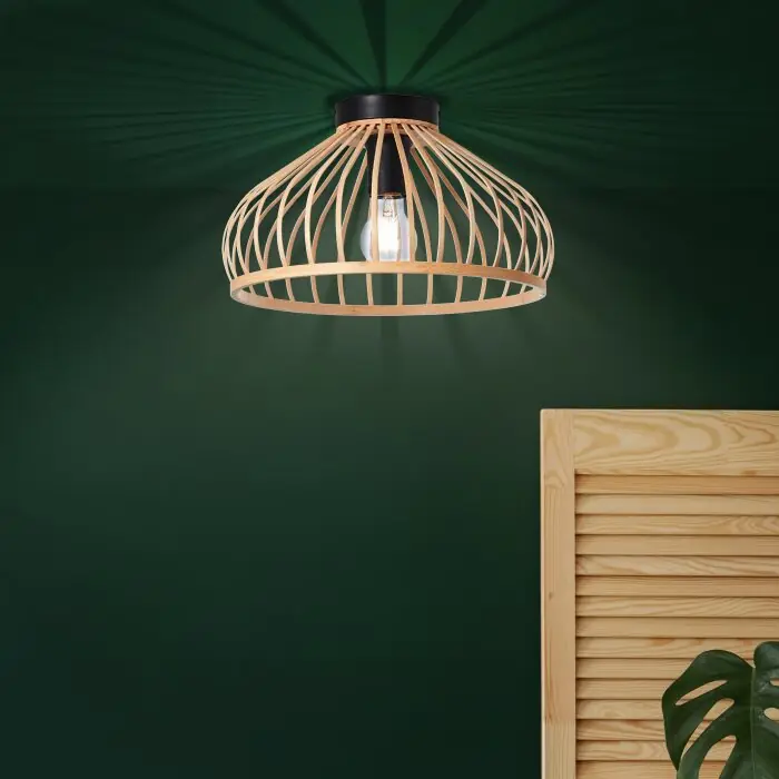 Bestseller Brilliant Norah Plafondlamp Zwart, 1-licht