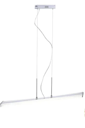 Bestseller Paul Neuhaus Q-Riller Hanglamp LED Chroom, 14-lichts, Afstandsbediening, Kleurwisselaar