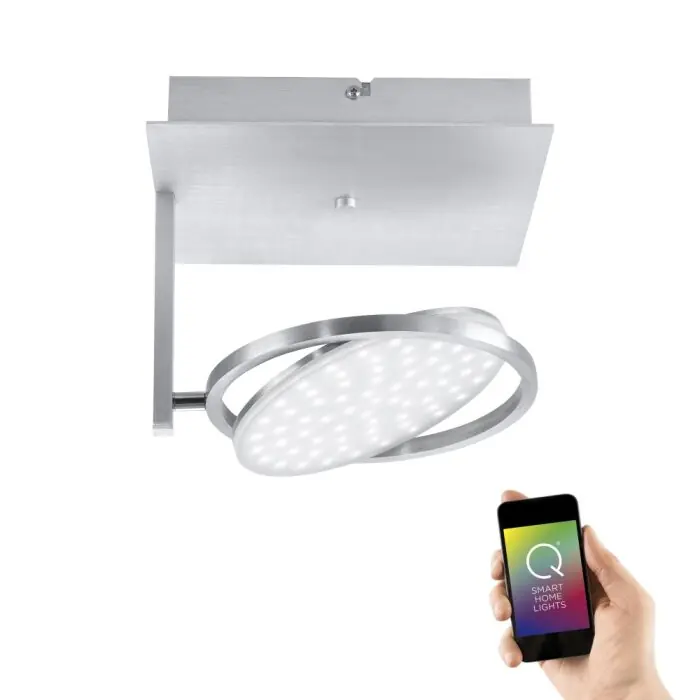 Bestseller Paul Neuhaus Q-Orbit Plafondlamp LED Aluminium, 1-licht, Afstandsbediening
