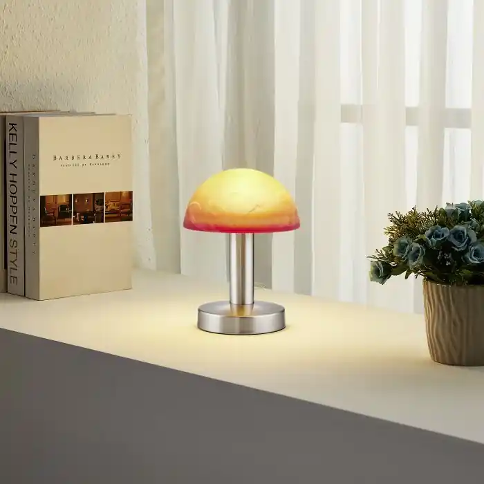 Hete Deal Trio Fynn 2 Tafellamp Nikkel mat, 1-licht