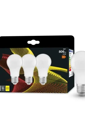 BELLALUX® CLA Set van 3 LED E27 8,5 Watt 2700 Kelvin 806 Lumen Shop Nu