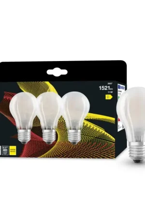 BELLALUX® CLA Set van 3 LED E27 11 Watt 2700 Kelvin 1521 Lumen Flitsaanbieding